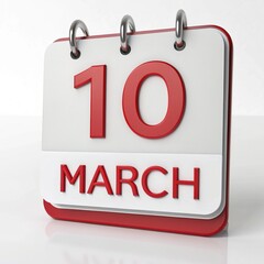 10 Date 3D Icon