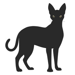 Serval Cat icon silhouette vector illustration