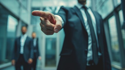 Hand care Business Agreements and Employee Dismissals workforce for Tyrant and corruption concept.