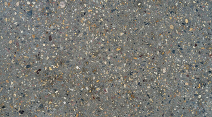 Concrete surface with polished gravels, texture background