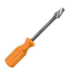 set of screwdriver cartoon for digital assets posters themed automotive and building