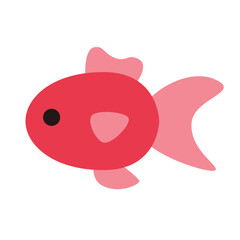 金魚のベクターイラスト：日本の夏の風物詩 - Goldfish Vector Illustration: Japanese Summer Tradition