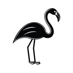 vector illustration of a flamingo
