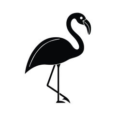 vector illustration of a flamingo