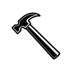 Hammer vector art, Hammer silhouette