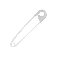 vector safety pin for clothes or cloth used in tailoring