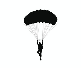 Soldier & Paratrooper Silhouette Set