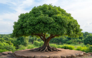 Retro artistic background of tree texture
