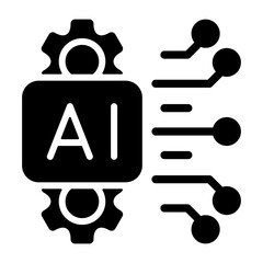 Artificial Intelligence and Machine Learning Icon