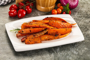 Baked batat with with spices