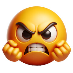 Angry face icon