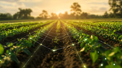 An AI powered system enhancing agricultural productivity by analyzing soil health, crop conditions, and weather patterns to optimize farming techniques