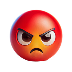 Fototapeta premium Angry face icon