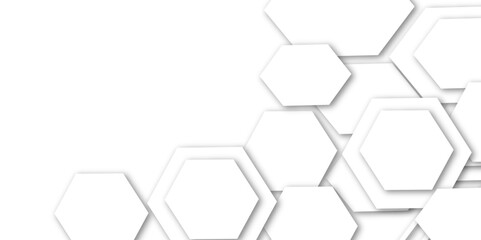Abstract Geometric Technology 3D White Light Structure Featuring a Polygonal Honeycomb Pattern with Luxury Design Elements for a Modern and High-Tech Vector Background
