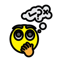 Surprise Quiz Vector Filled Icon Design