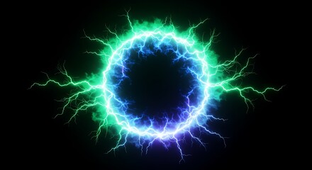 Obraz premium Celestial Halo: A Symphony Of Light AI Generated