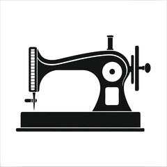 Vintage Tailoring Sewing Machine Classic Silhouette Design