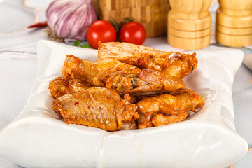 Grilled spicy chili chicken wings