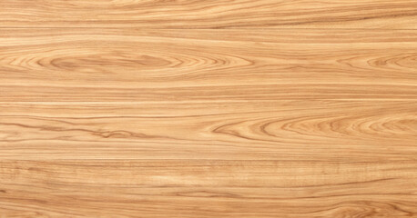 Light brown wooden surface with horizontal grain pattern and natural wood texture. Close up photo of clear wood texture for background and wallpaper.
