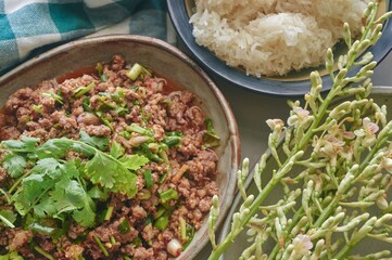 Traditional Thai Larb – A Spicy and Savory Delight