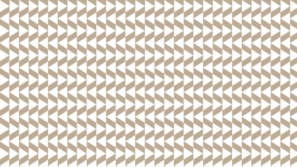 Triangle stripe pattern on brown background. Abstract background with white stripes triangle pattern.