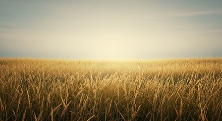 Obraz premium Golden Hour's Embrace AI Generated