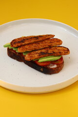 BTL sandwich vegan vegetarian