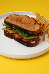 BTL sandwich vegan vegetarian