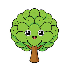 Guava-tree-illustration-vector-design 