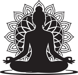 Specials Yoga Vector art illustration 