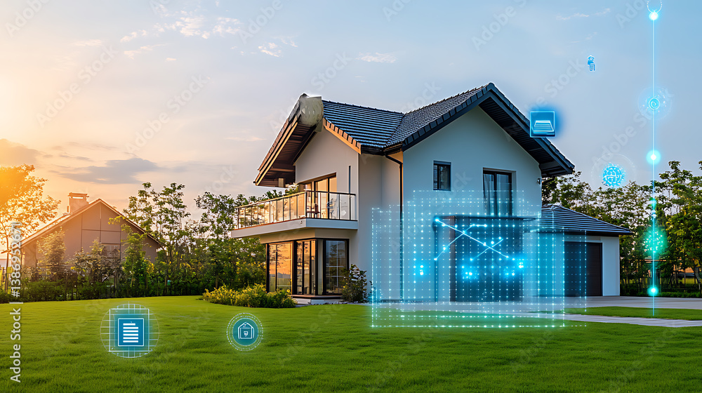Poster an ai powered system enhancing energy efficiency by analyzing consumption patterns, environmental da