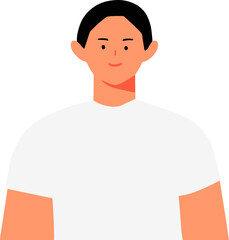 Think green and Earth Day profile portraits of male and female characters modern people avatars