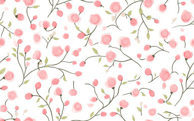 Vintage floral texture art background