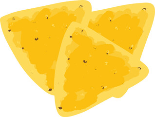 Tortilla Chip Illustration