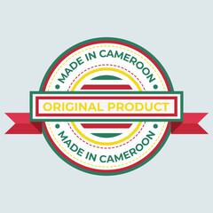 Original Product of Cameroon – Authentic Certification Badge