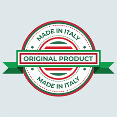 Original Product of Italy – Authentic Certification Badge