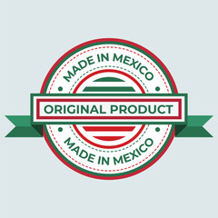 Original Product of Mexico – Authentic Certification Badge
