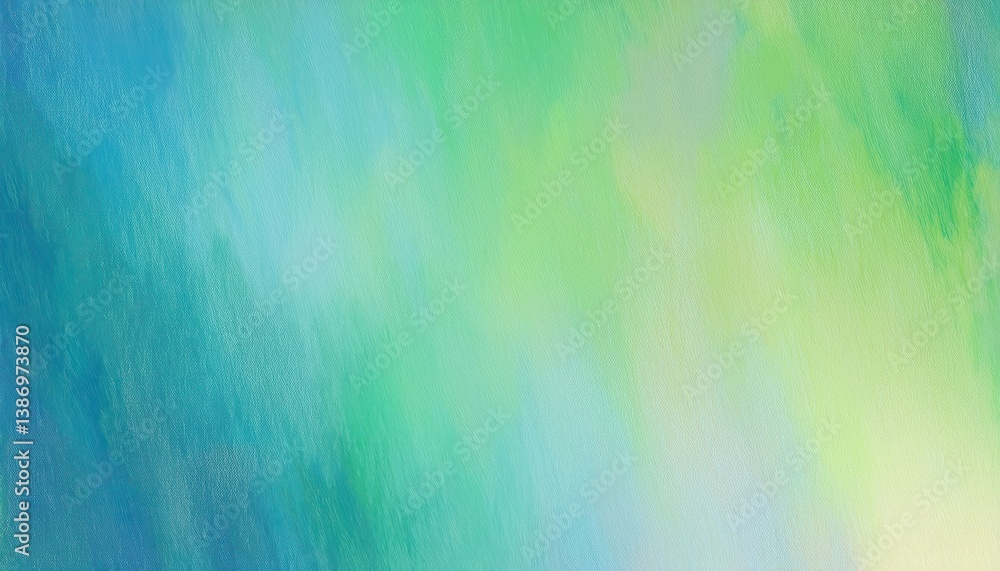 Poster abstract aqua and lime green watercolor gradient texture background for design, perfect for wellness
