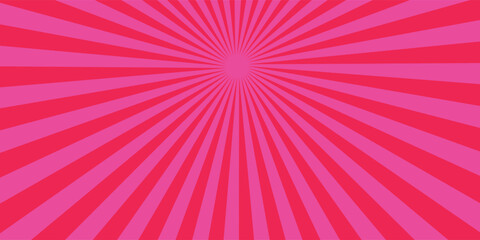 Retro abstract explosion pink vintage ray sunrise star sunbeam texture background.
