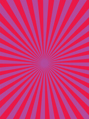 Abstract background with rays, Comics purple background