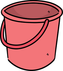 Illustration of water bucket
