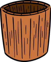 Illustration of water bucket
