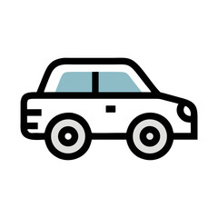 Obraz premium Car Icon Representing Vehicle or Transportation Icon Design