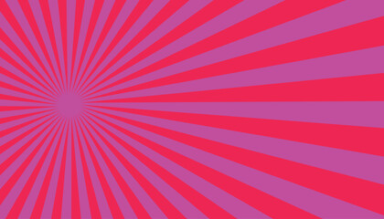 Abstract explosion background in gradient pink color. Sun glare effect radiates. Sunlight sparkle pattern.