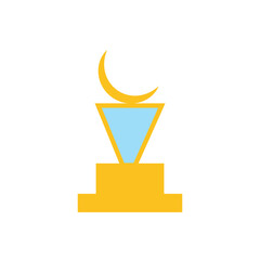 trophy icon, flat, design, vector, illustrations, education, style, trendy, collections