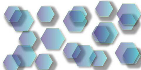 Luxury hexagonal abstract black metal background with golden light lines. Dark 3d geometric texture illustration. Black Hexagonal Pattern Metallic background with black and gold 3d