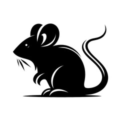 black and white mouse