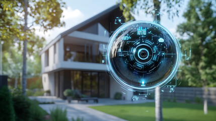 An AI powered system enhancing smart home security by analyzing surveillance footage, AI-assisted threat detection, and real-time alert notifications for better home protection
