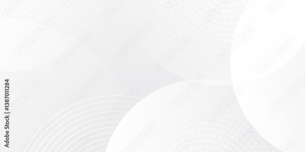 Poster white geometric abstract background overlap layer on bright space with lines effect decoration