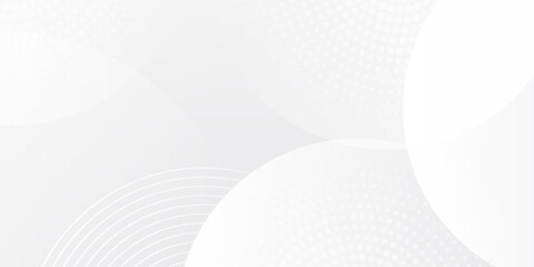 White geometric abstract background overlap layer on bright space with lines effect decoration